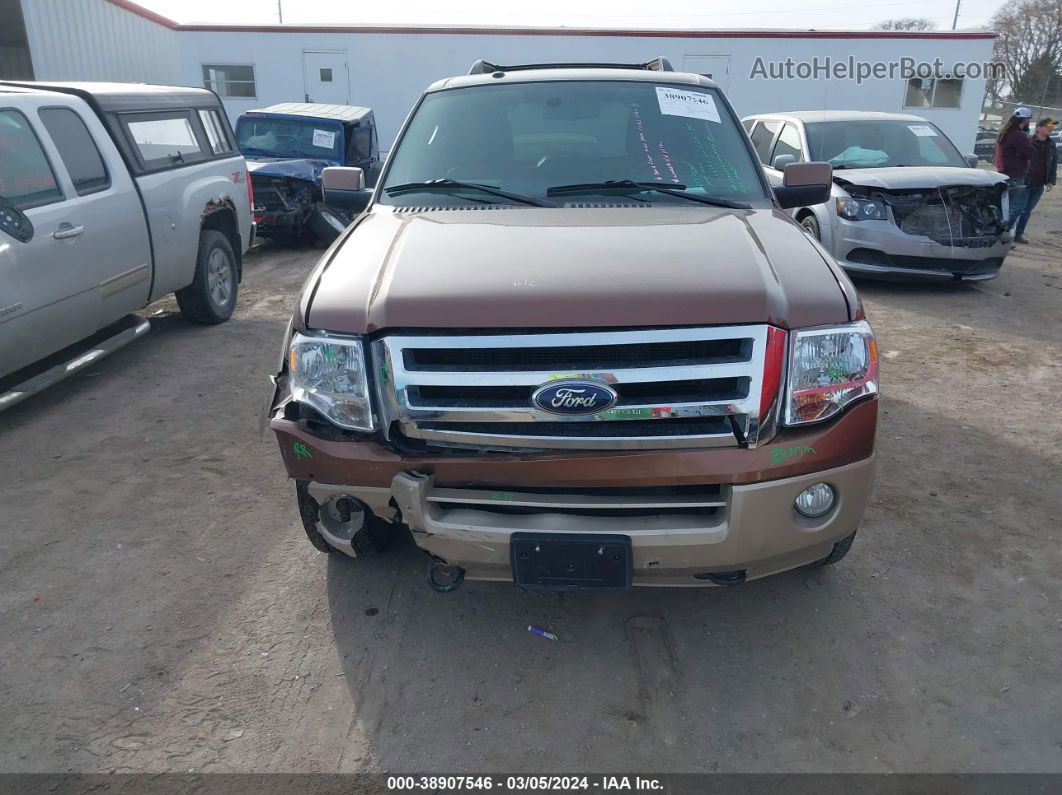 2012 Ford Expedition King Ranch Brown vin: 1FMJU1J5XCEF64184