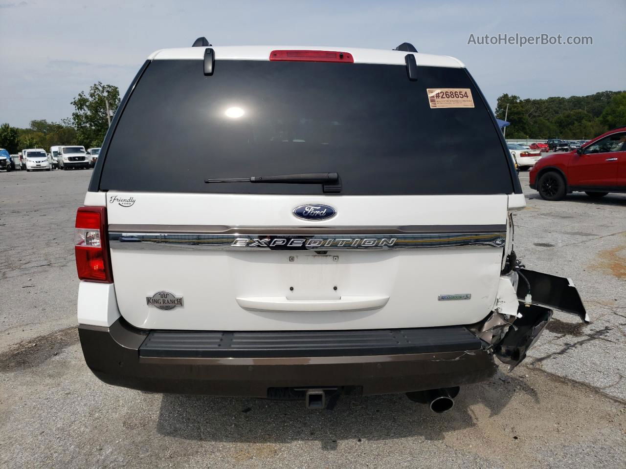 2016 Ford Expedition Xlt White vin: 1FMJU1JT1GEF27500