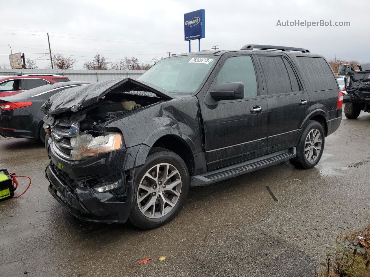 2017 Ford Expedition Xlt Черный vin: 1FMJU1JT1HEA25362