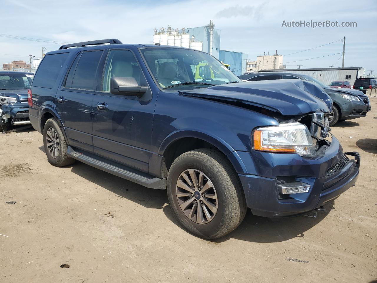 2017 Ford Expedition Xlt Blue vin: 1FMJU1JT1HEA31503