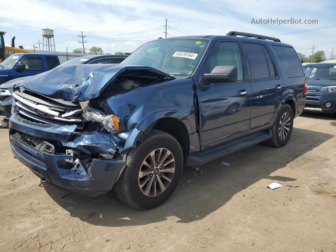 2017 Ford Expedition Xlt Blue vin: 1FMJU1JT1HEA31503