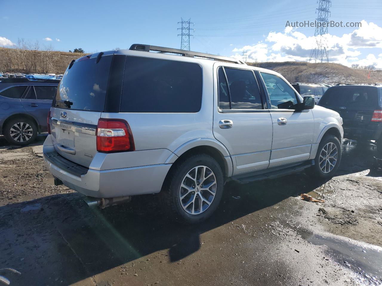 2016 Ford Expedition Xlt Silver vin: 1FMJU1JT2GEF31345