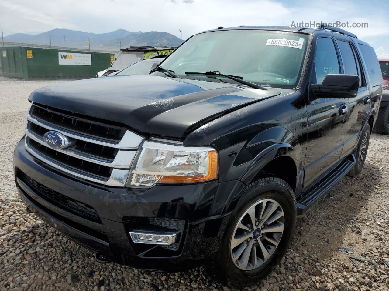 2016 Ford Expedition Xlt Black vin: 1FMJU1JT2GEF56133