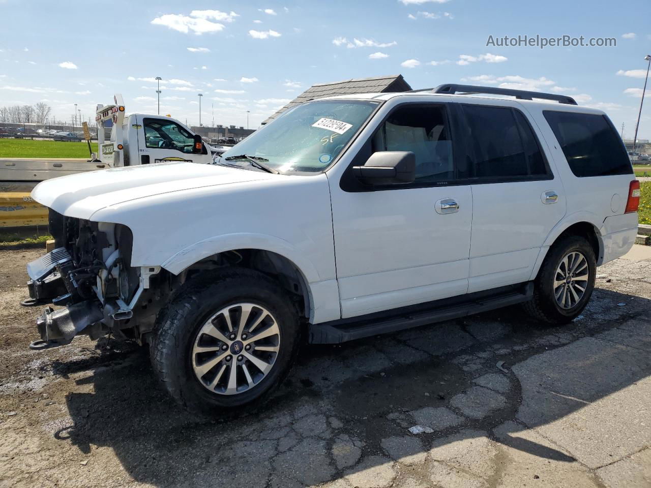 2017 Ford Expedition Xlt White vin: 1FMJU1JT2HEA61433