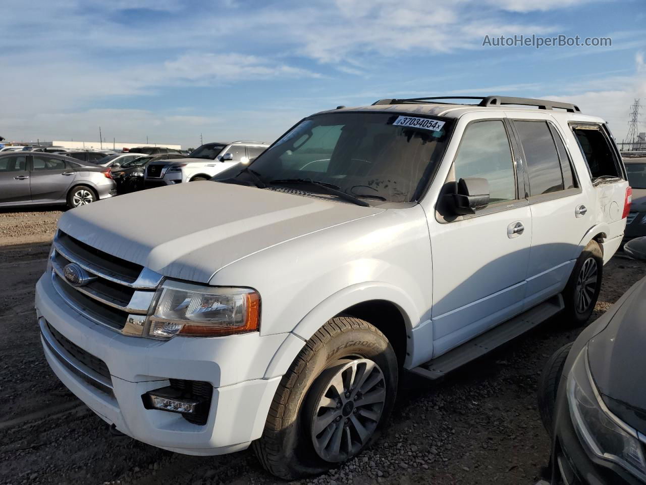 2017 Ford Expedition Xlt White vin: 1FMJU1JT2HEA65336