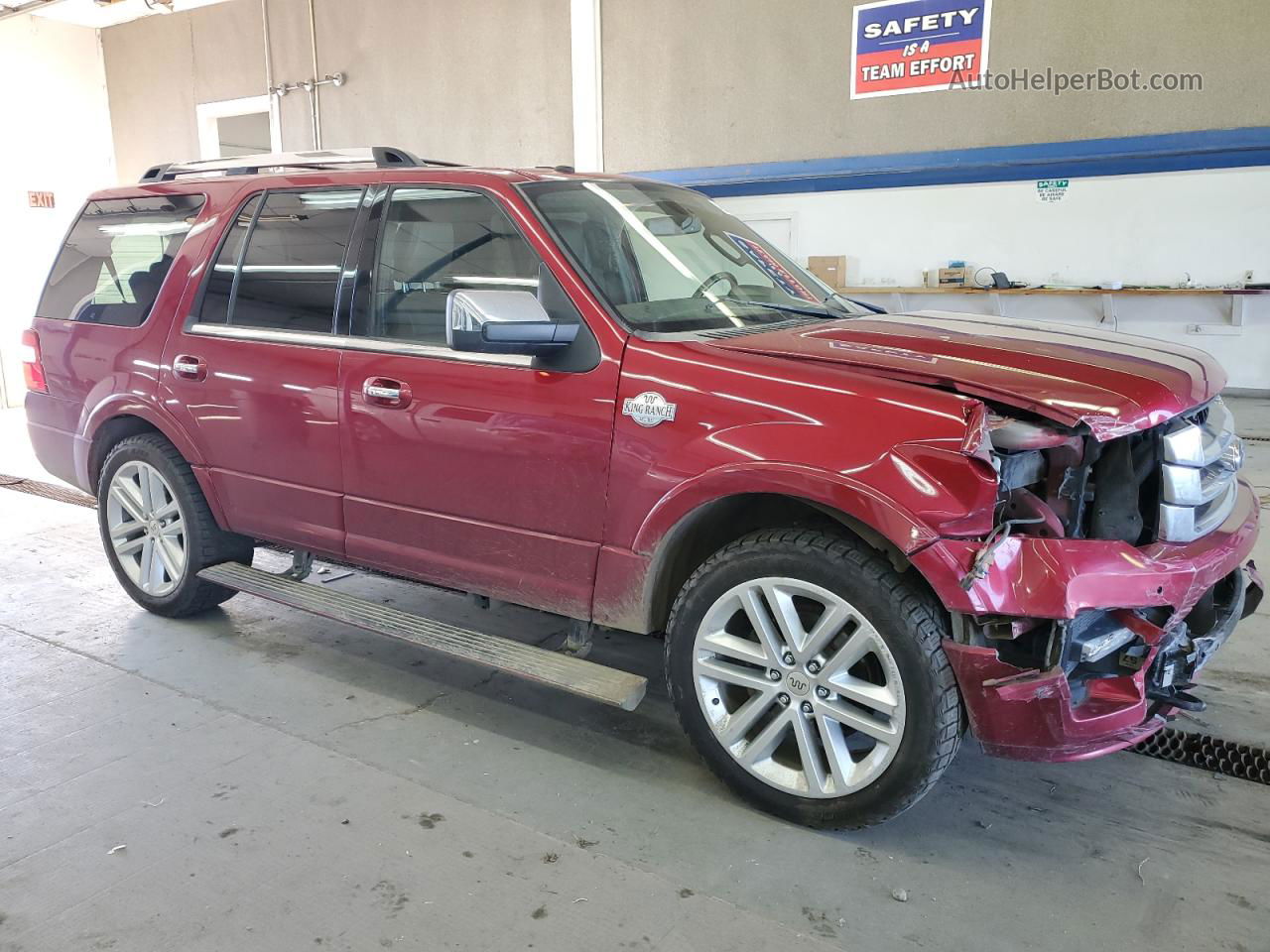 2017 Ford Expedition Xlt Red vin: 1FMJU1JT3HEA47881