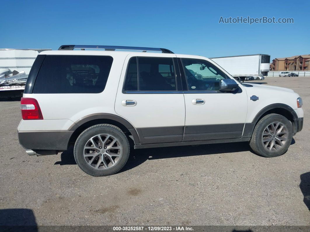 2016 Ford Expedition King Ranch White vin: 1FMJU1JT4GEF22582