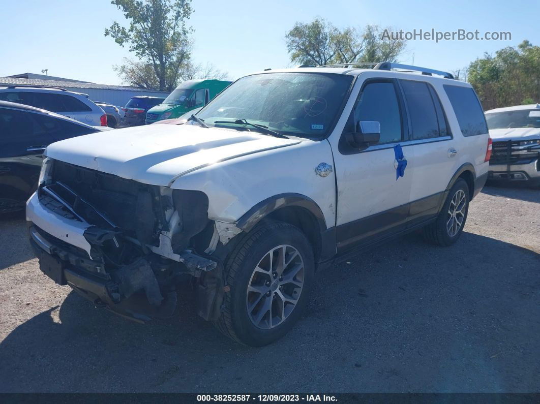 2016 Ford Expedition King Ranch White vin: 1FMJU1JT4GEF22582