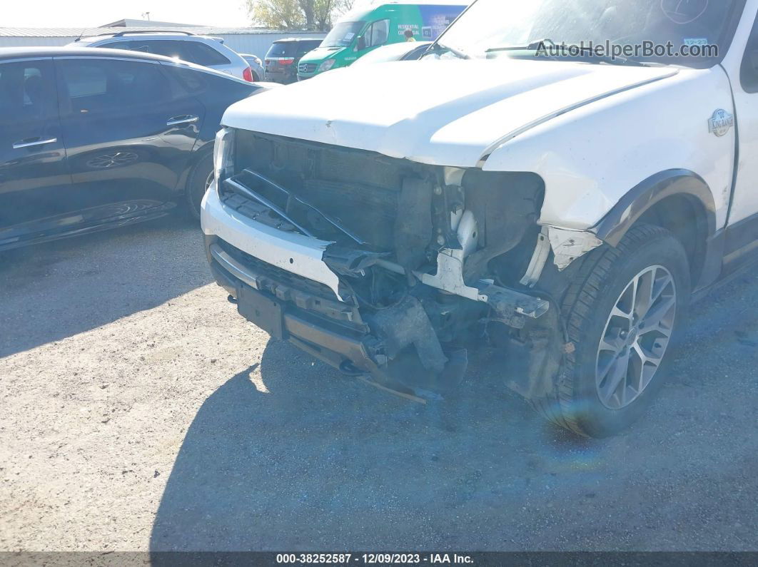 2016 Ford Expedition King Ranch White vin: 1FMJU1JT4GEF22582