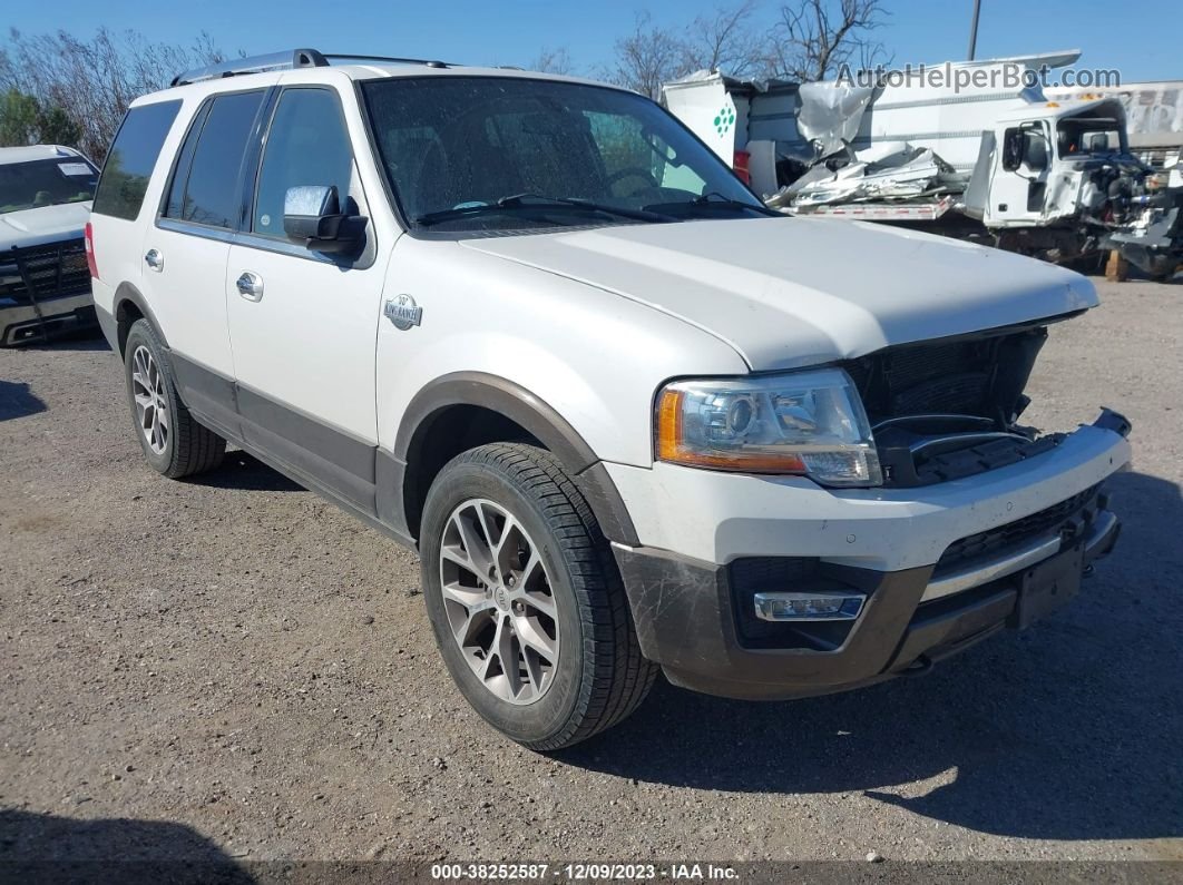 2016 Ford Expedition King Ranch White vin: 1FMJU1JT4GEF22582