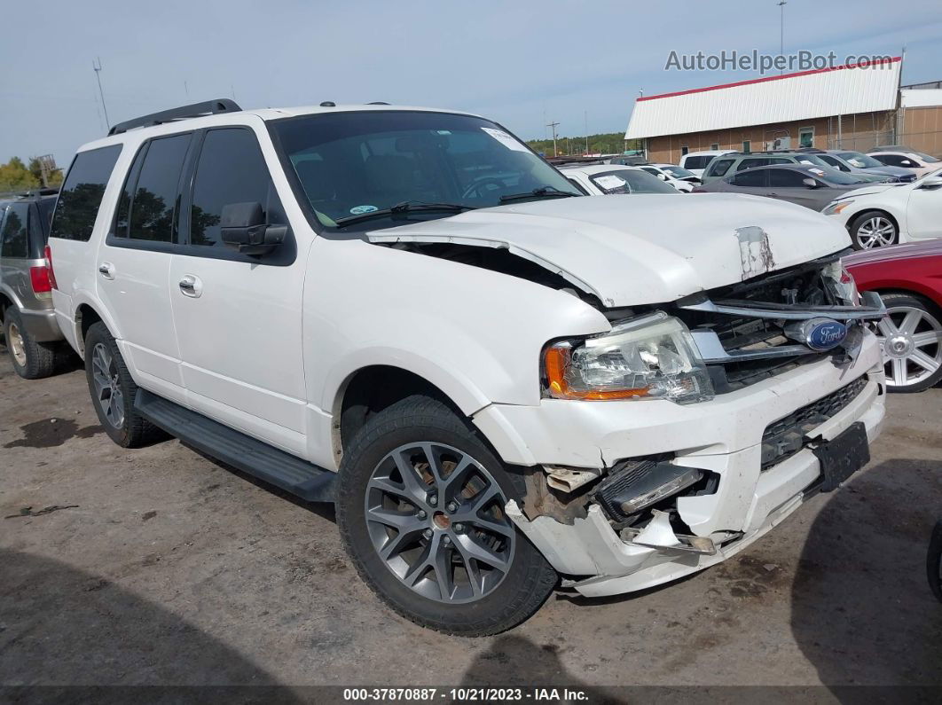 2016 Ford Expedition Xlt White vin: 1FMJU1JT5GEF44610