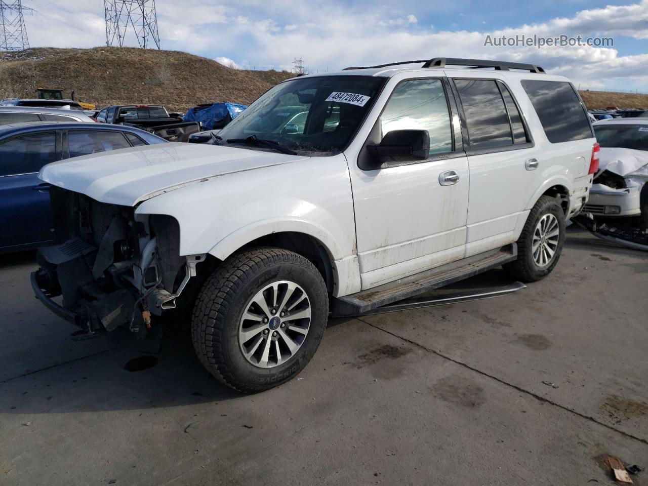 2017 Ford Expedition Xlt Белый vin: 1FMJU1JT5HEA26160