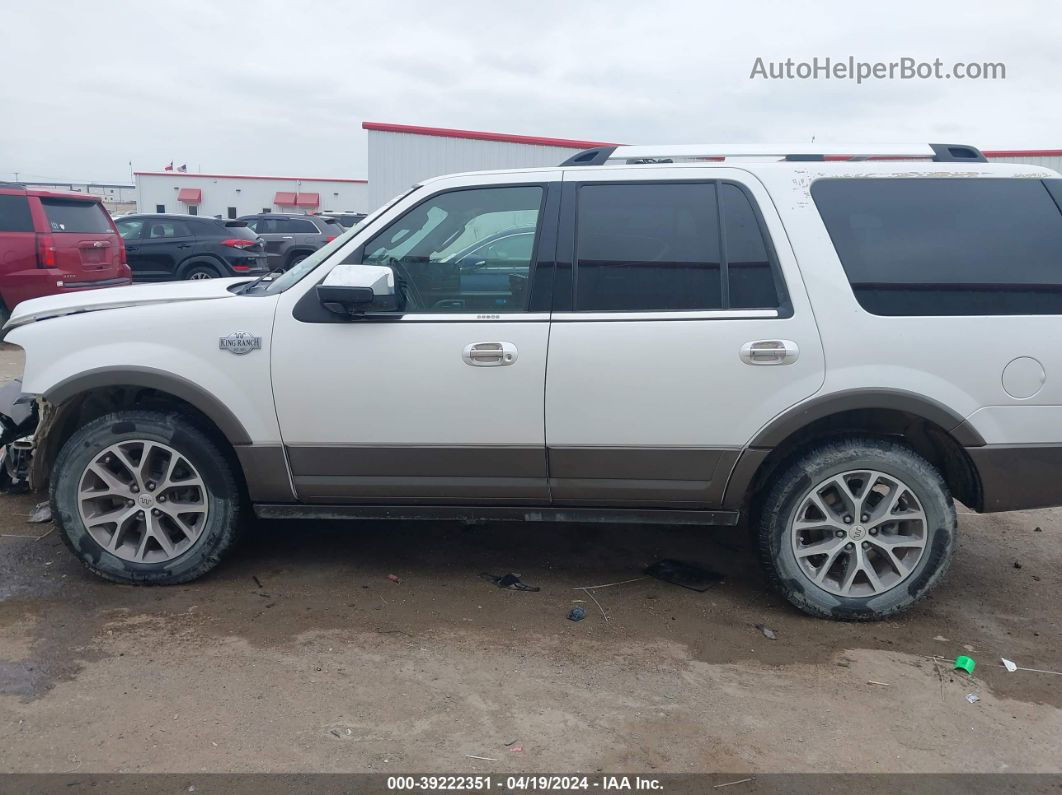 2017 Ford Expedition King Ranch White vin: 1FMJU1JT6HEA34882