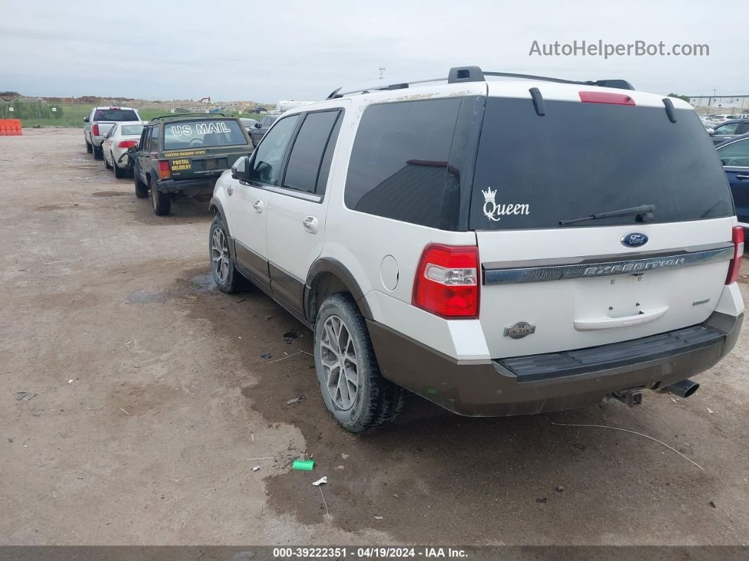 2017 Ford Expedition King Ranch White vin: 1FMJU1JT6HEA34882