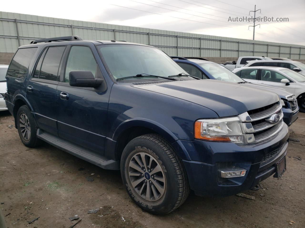 2017 Ford Expedition Xlt Blue vin: 1FMJU1JT6HEA46045