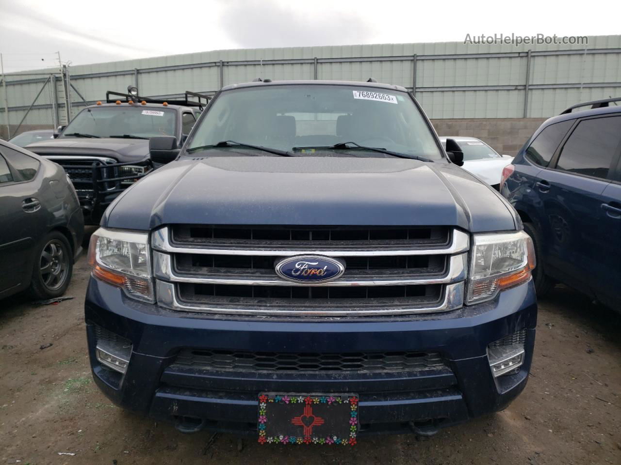 2017 Ford Expedition Xlt Blue vin: 1FMJU1JT6HEA46045