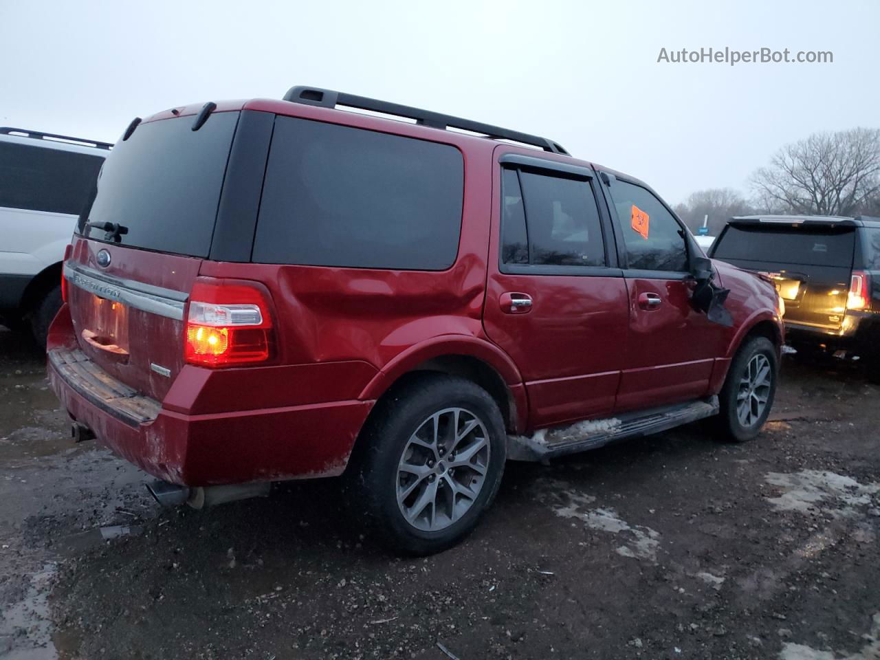 2017 Ford Expedition Xlt Red vin: 1FMJU1JT6HEA78042