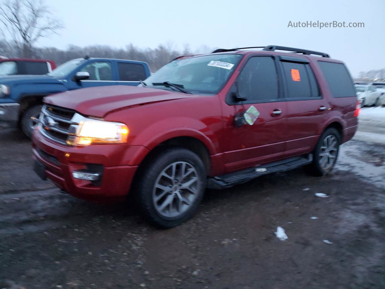 2017 Ford Expedition Xlt Red vin: 1FMJU1JT6HEA78042