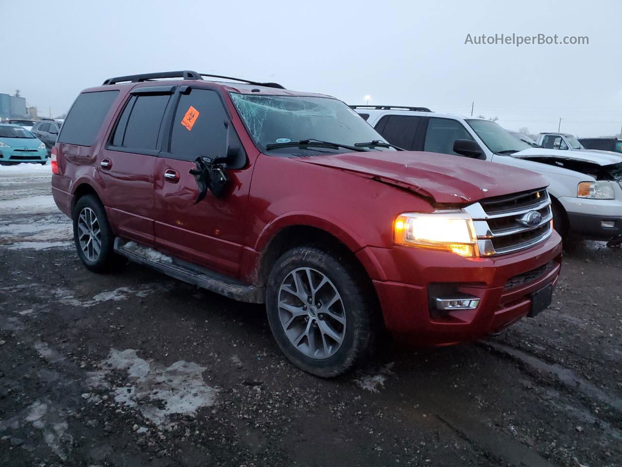 2017 Ford Expedition Xlt Красный vin: 1FMJU1JT6HEA78042