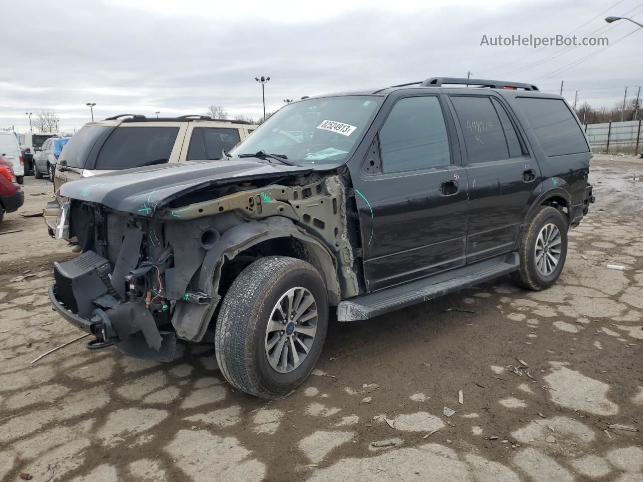 2017 Ford Expedition Xlt Черный vin: 1FMJU1JT7HEA48919