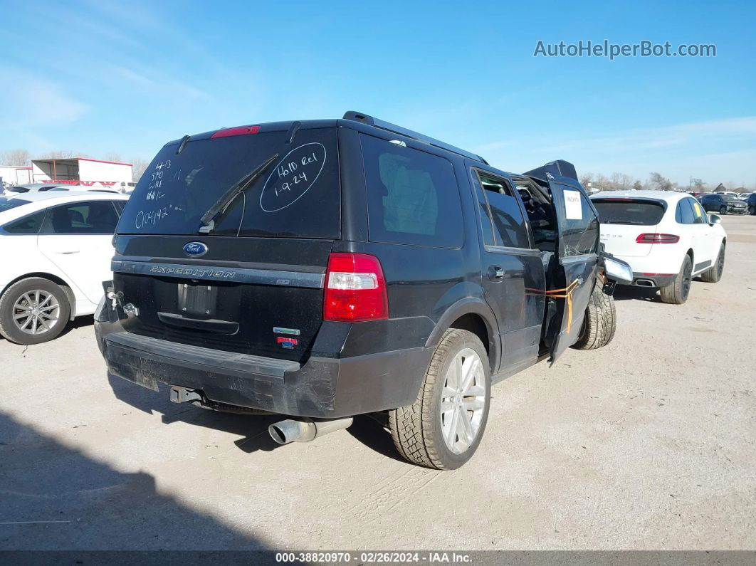 2016 Ford Expedition King Ranch Black vin: 1FMJU1JT9GEF14767