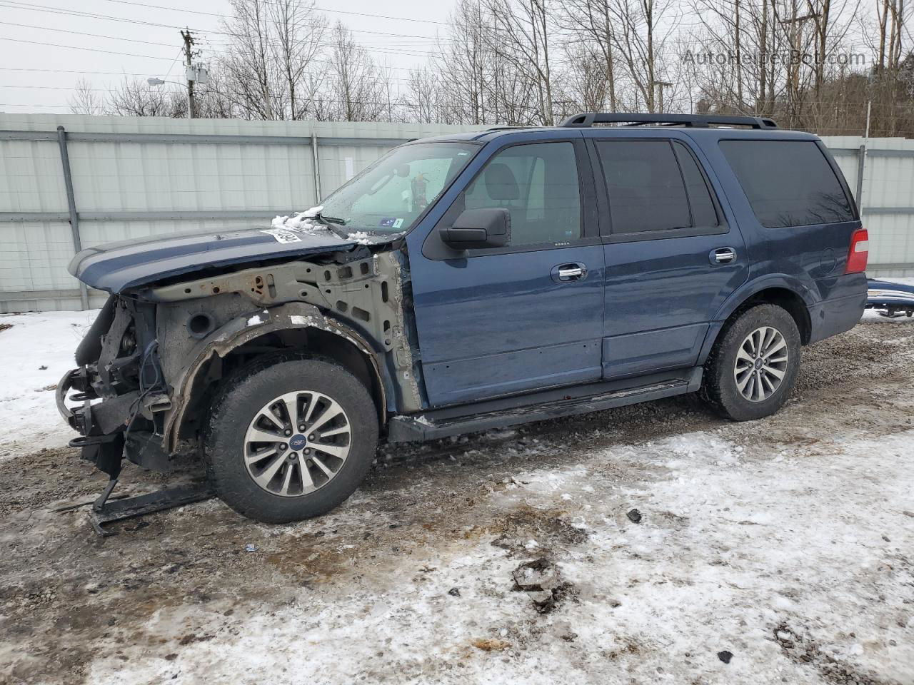 2016 Ford Expedition Xlt Синий vin: 1FMJU1JTXGEF27270