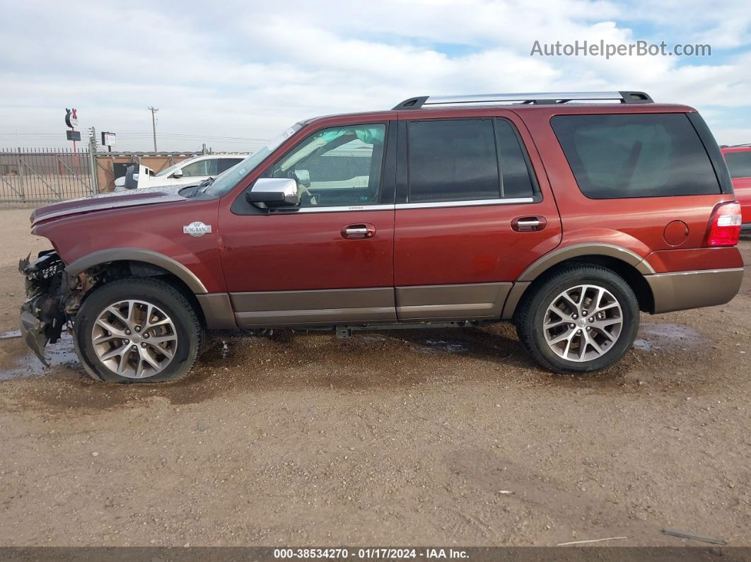 2016 Ford Expedition King Ranch Brown vin: 1FMJU1JTXGEF36163