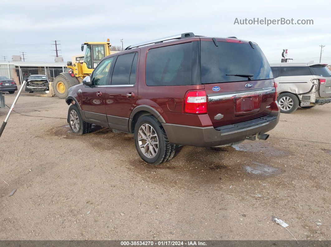 2016 Ford Expedition King Ranch Коричневый vin: 1FMJU1JTXGEF36163