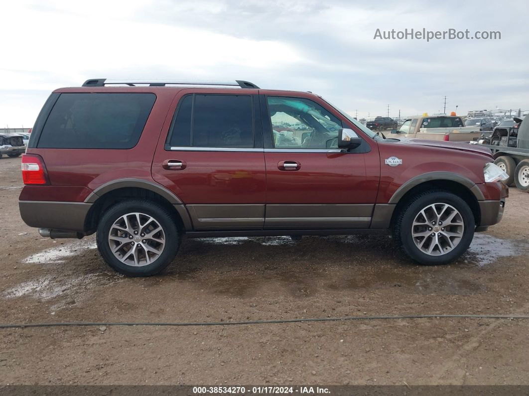 2016 Ford Expedition King Ranch Коричневый vin: 1FMJU1JTXGEF36163