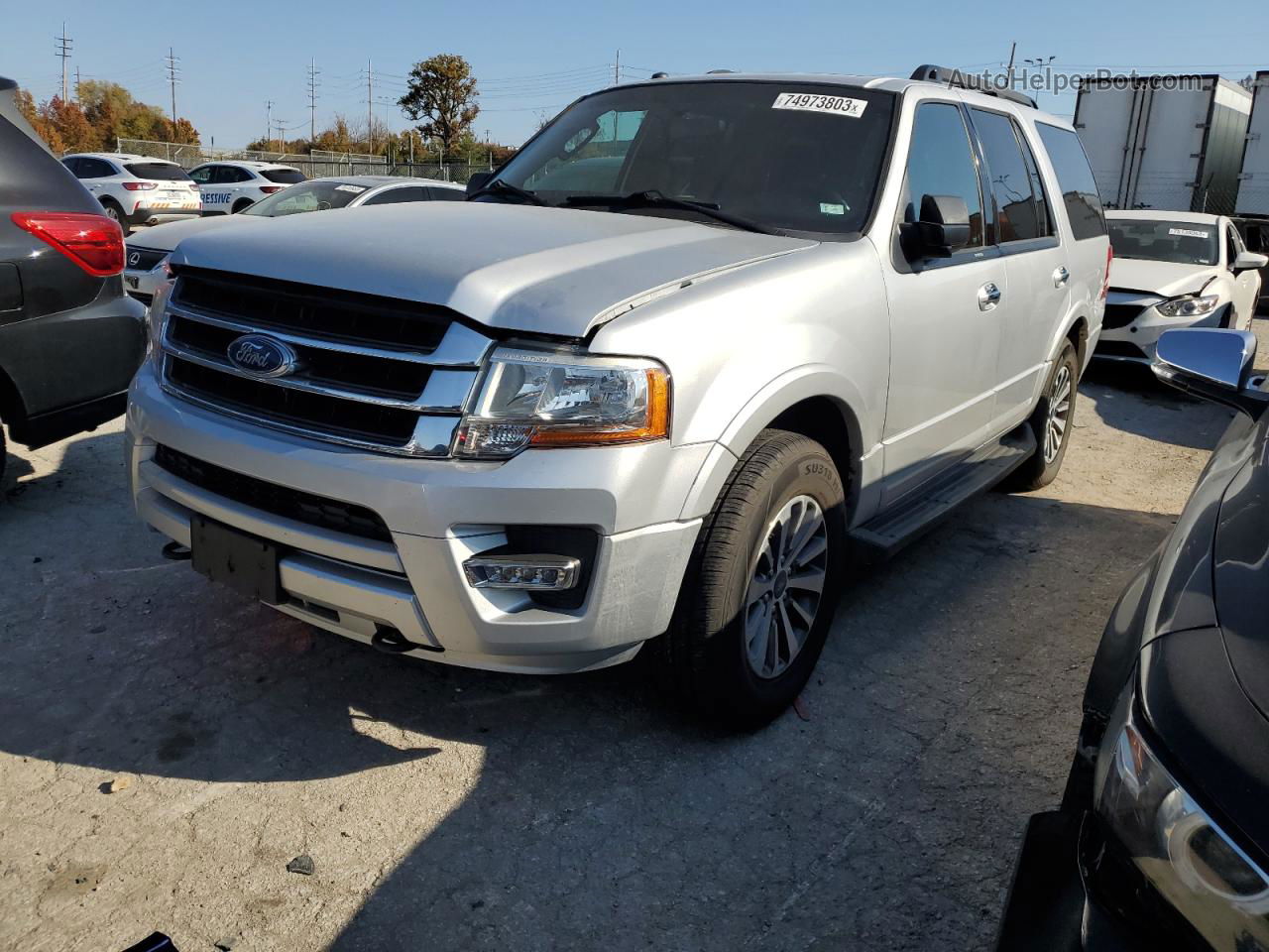 2016 Ford Expedition Xlt White vin: 1FMJU1JTXGEF43002