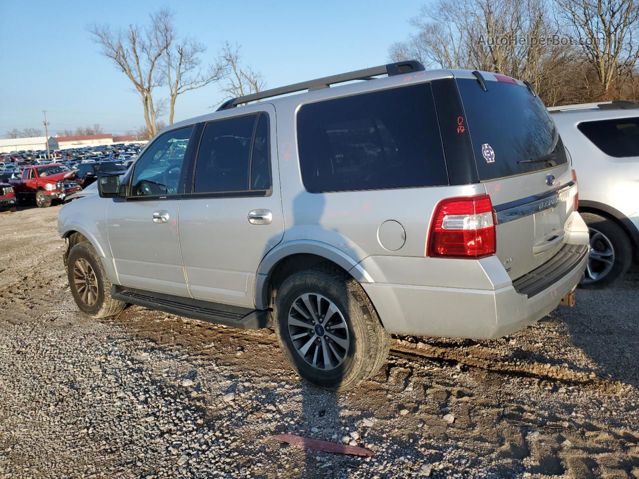 2017 Ford Expedition Xlt Silver vin: 1FMJU1JTXHEA39633