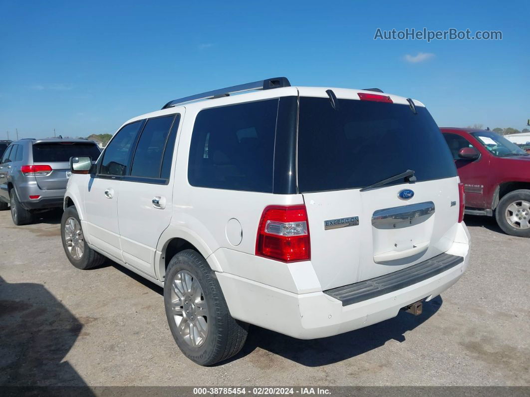 2012 Ford Expedition Limited White vin: 1FMJU1K51CEF12599