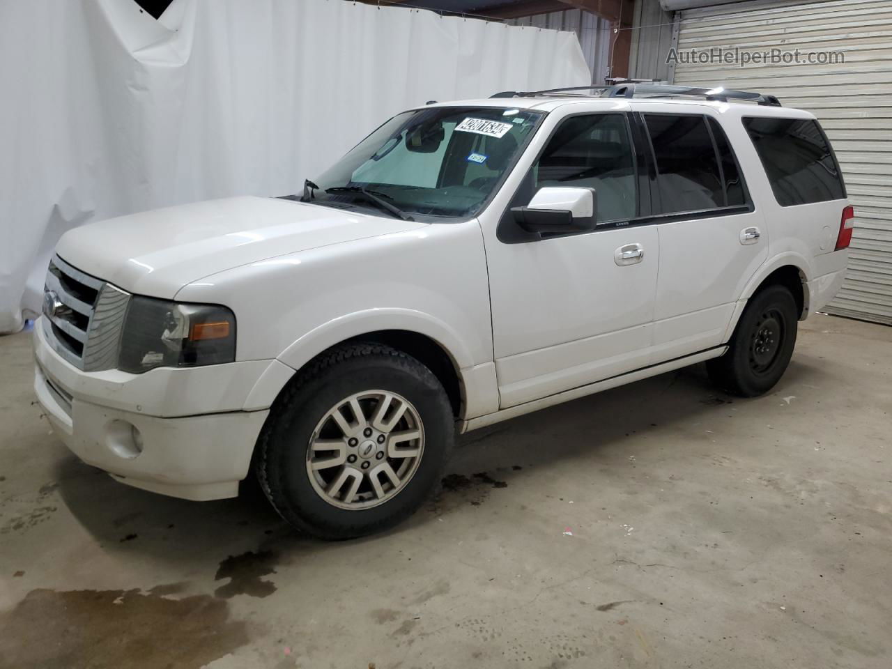 2012 Ford Expedition Limited White vin: 1FMJU1K51CEF16636