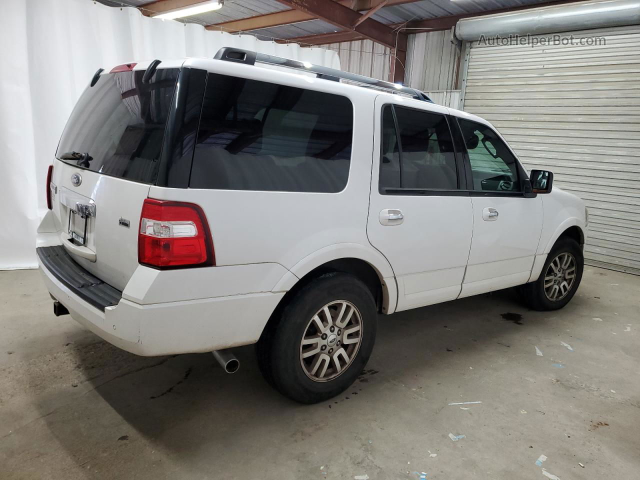 2012 Ford Expedition Limited White vin: 1FMJU1K51CEF16636