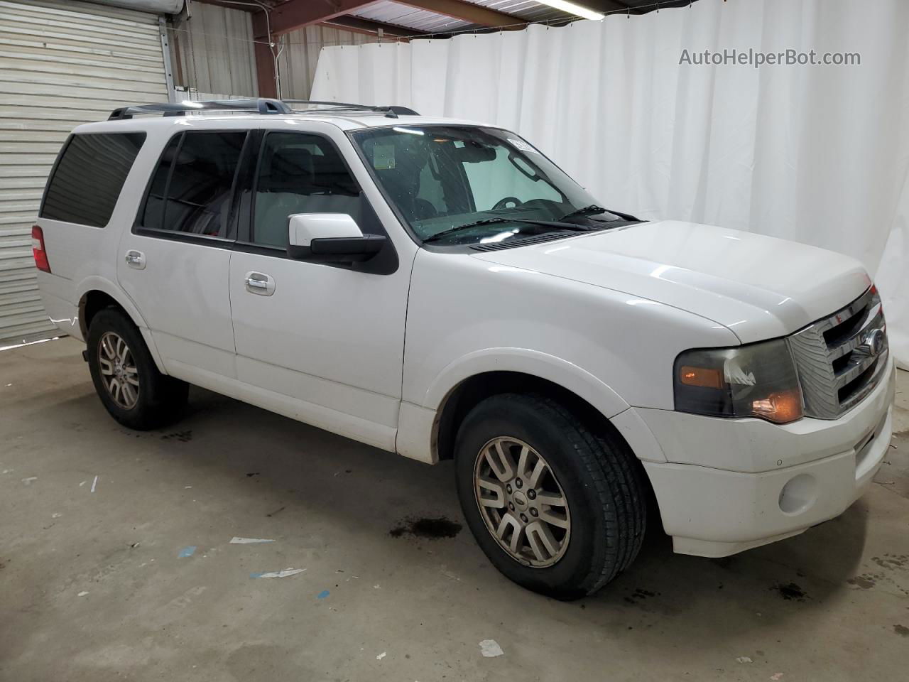 2012 Ford Expedition Limited White vin: 1FMJU1K51CEF16636