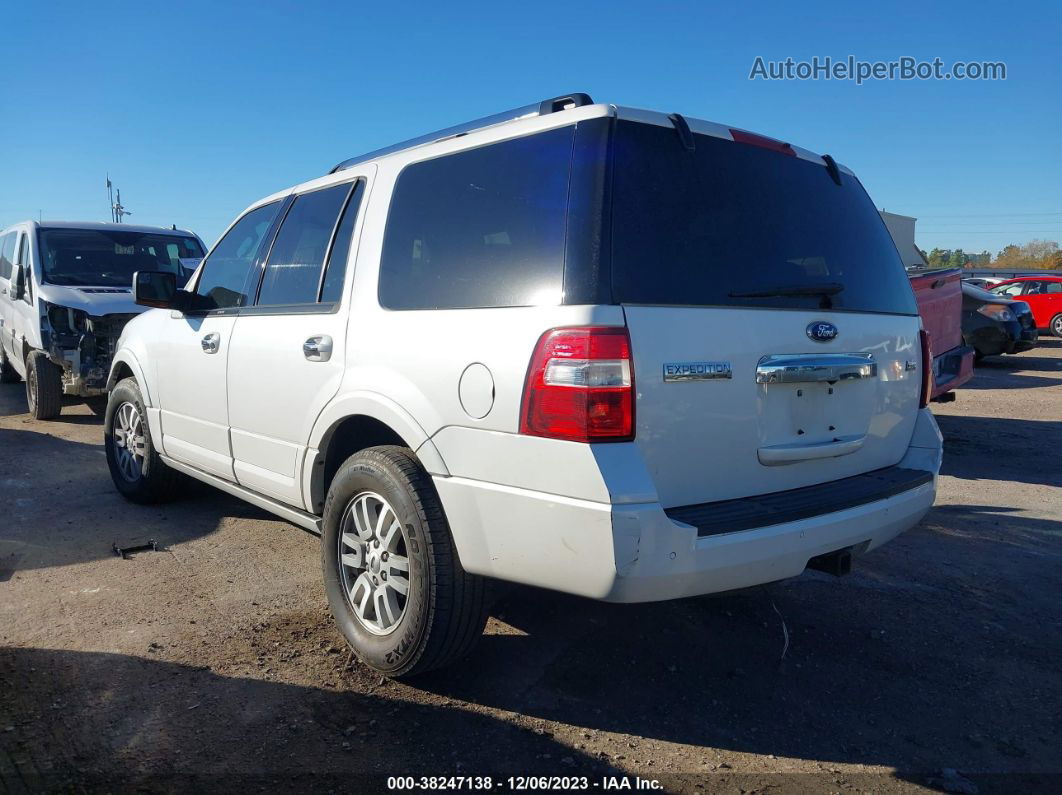 2012 Ford Expedition Limited White vin: 1FMJU1K52CEF11042