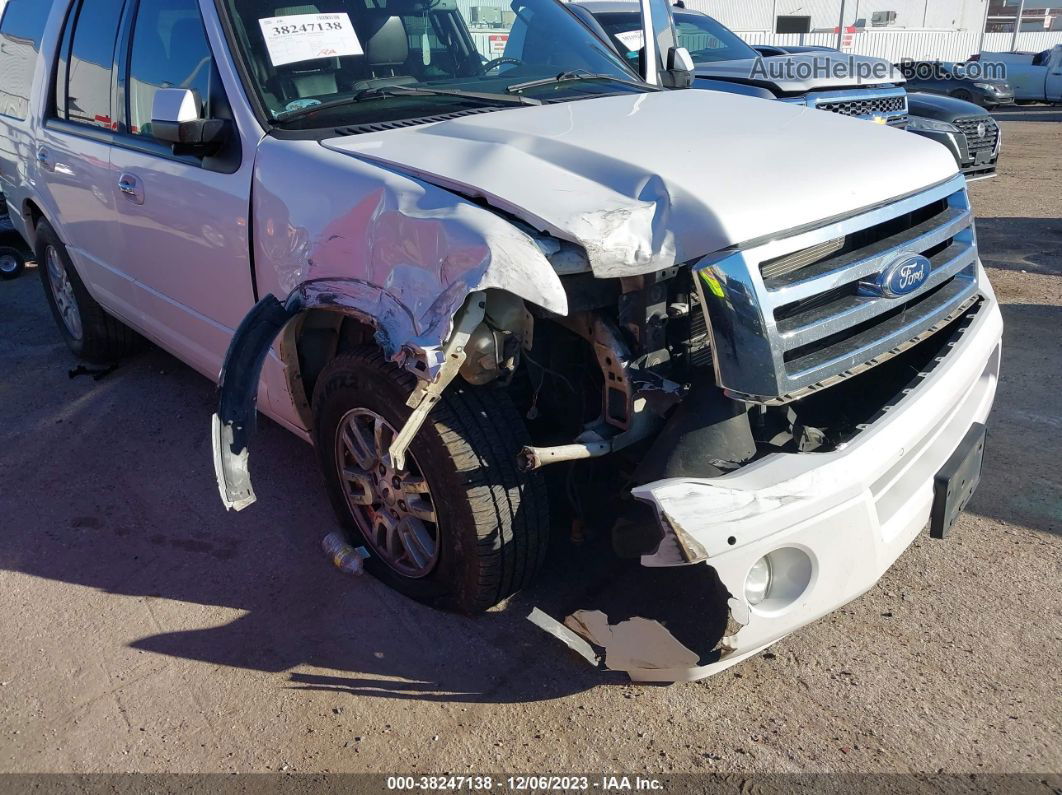 2012 Ford Expedition Limited White vin: 1FMJU1K52CEF11042