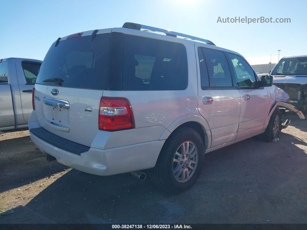 2012 Ford Expedition Limited White vin: 1FMJU1K52CEF11042