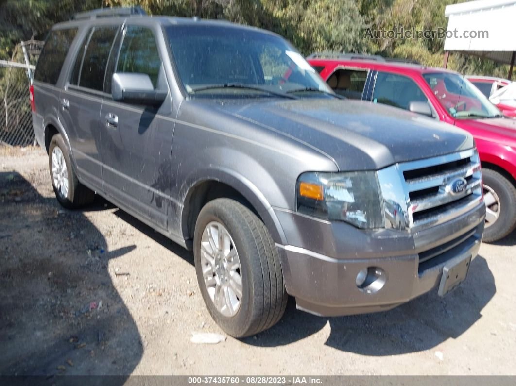 2012 Ford Expedition Limited Gray vin: 1FMJU1K52CEF58362