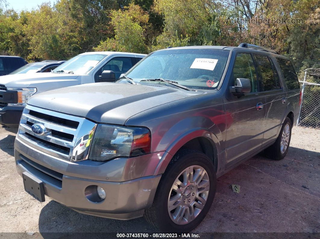 2012 Ford Expedition Limited Gray vin: 1FMJU1K52CEF58362