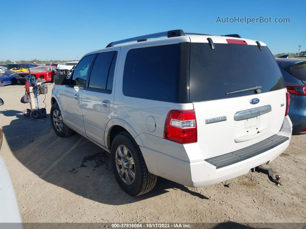 2012 Ford Expedition Limited White vin: 1FMJU1K54CEF09406