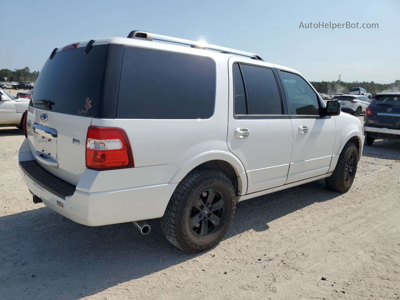 2012 Ford Expedition Limited White vin: 1FMJU1K54CEF39232