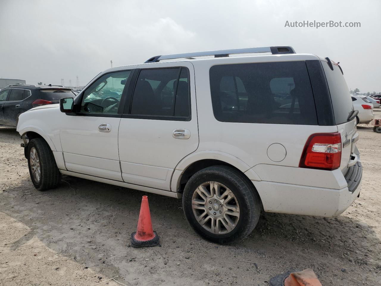 2012 Ford Expedition Limited White vin: 1FMJU1K54CEF68259