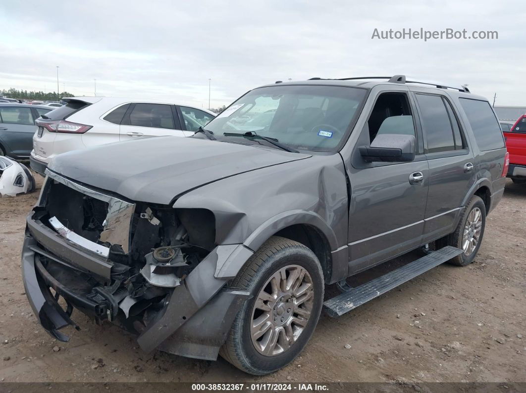 2012 Ford Expedition Limited Silver vin: 1FMJU1K55CEF58680