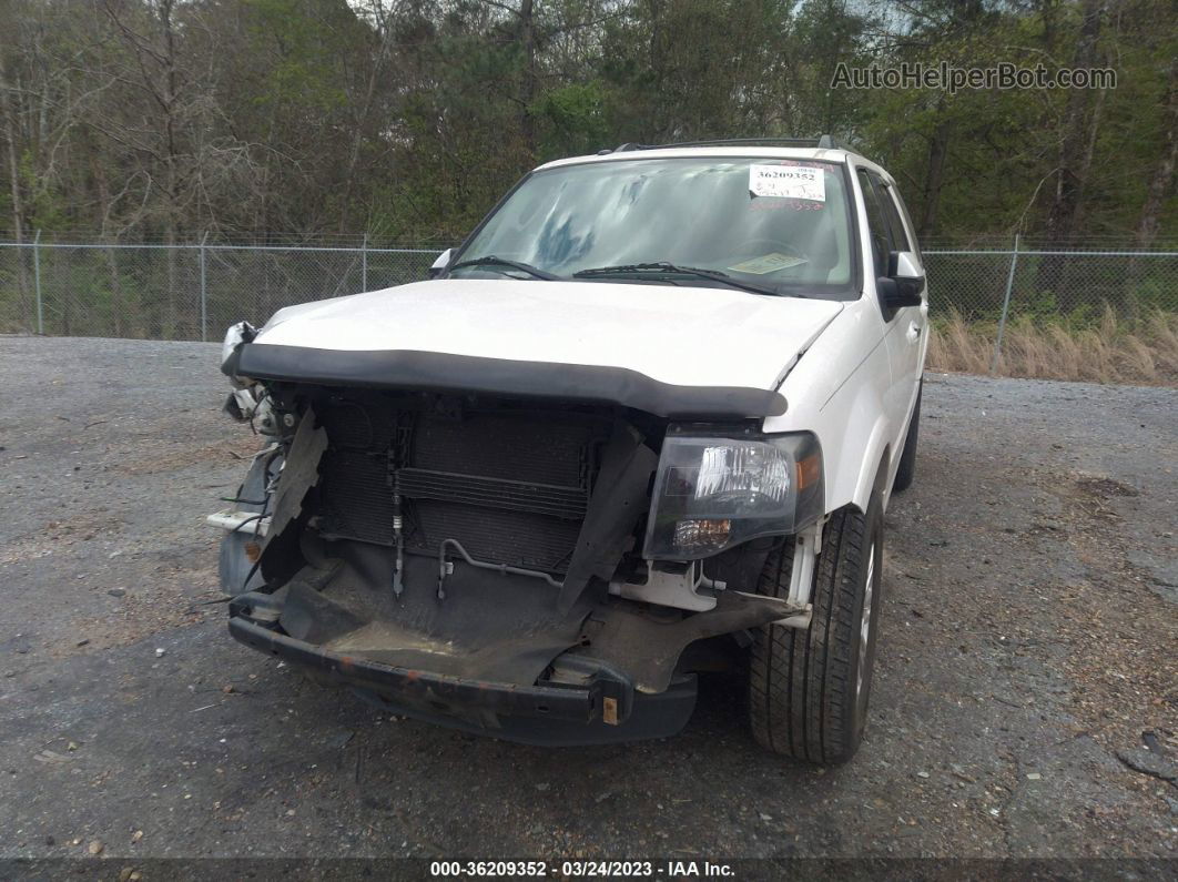 2012 Ford Expedition Limited White vin: 1FMJU1K56CEF59384