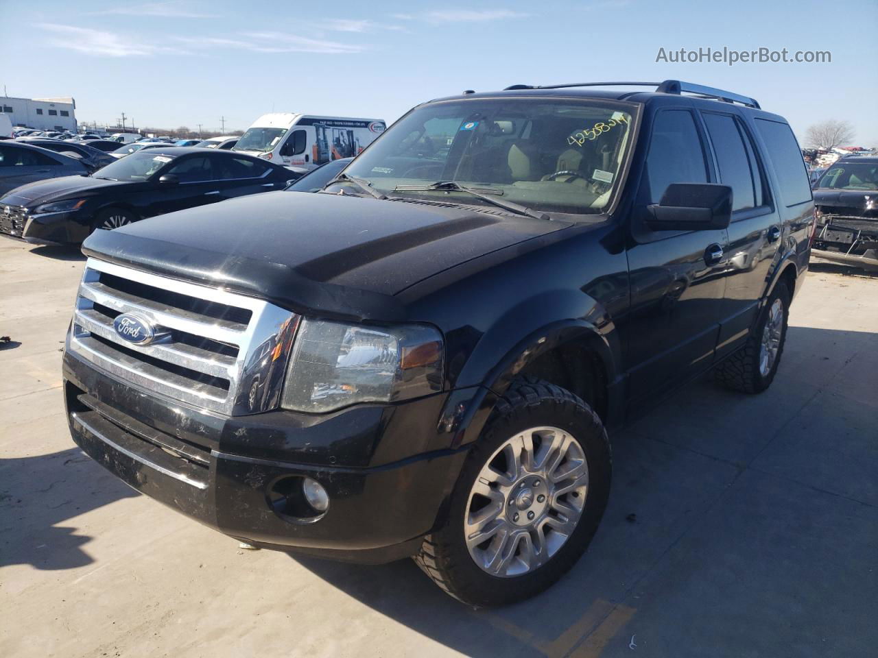 2012 Ford Expedition Limited Black vin: 1FMJU1K57CEF01624