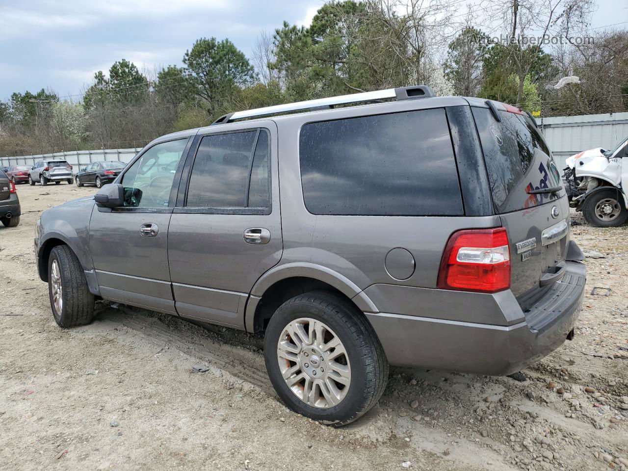 2012 Ford Expedition Limited Gray vin: 1FMJU1K57CEF41492