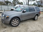 2012 Ford Expedition Limited Серый vin: 1FMJU1K57CEF41492