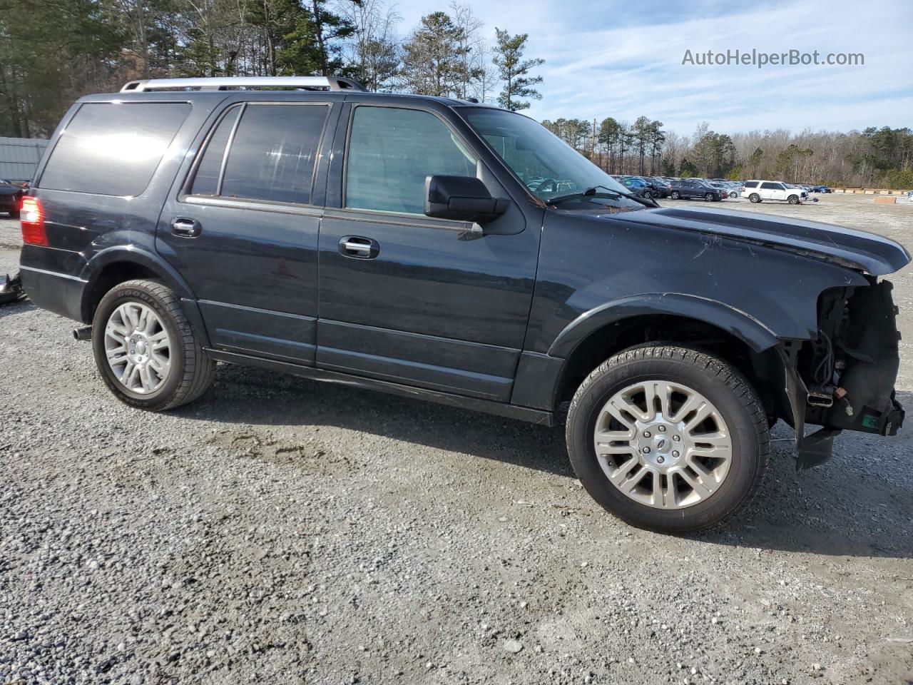 2012 Ford Expedition Limited Black vin: 1FMJU1K57CEF57532