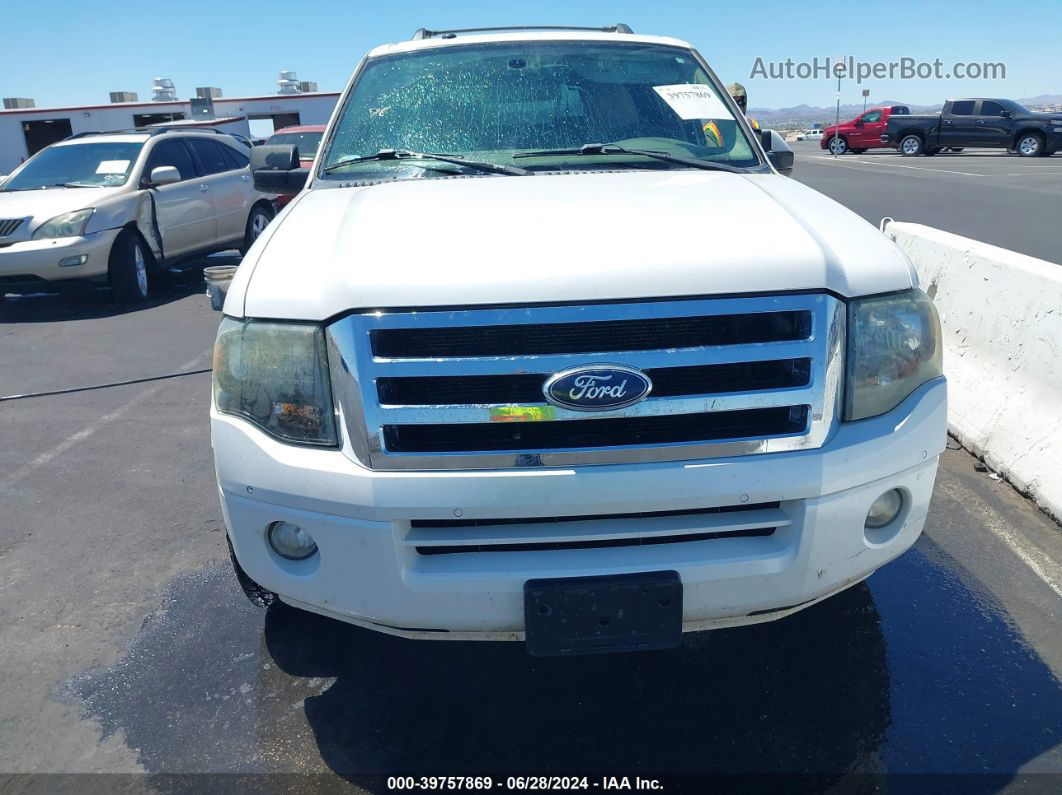 2012 Ford Expedition Limited White vin: 1FMJU1K58CEF67034